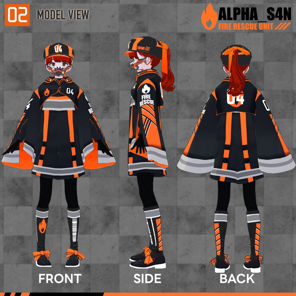 🟠ALPHA_S4N FIRE RESCUE UNIT 【Lapwing専用】🟠