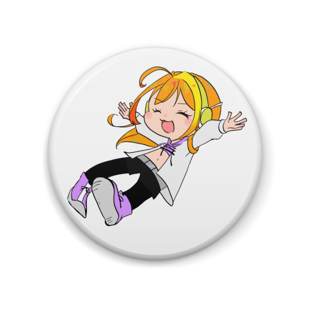 【藤宮ハスミ】缶バッジ ‐ミニキャラver‐