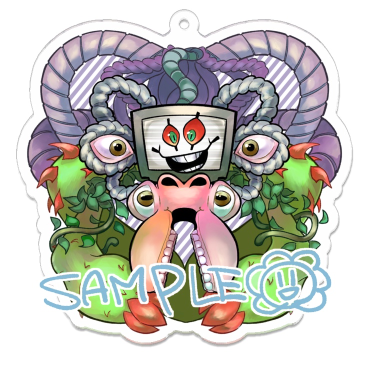 オメガちゃんアクリルキーホルダー