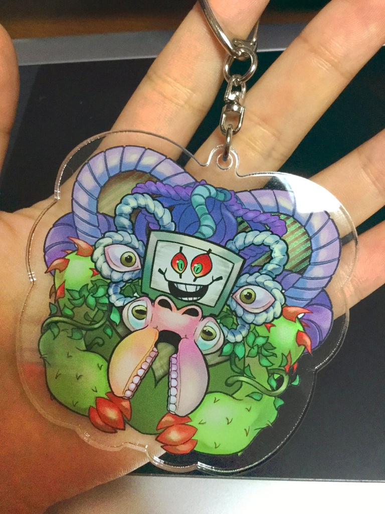 オメガちゃんアクリルキーホルダー