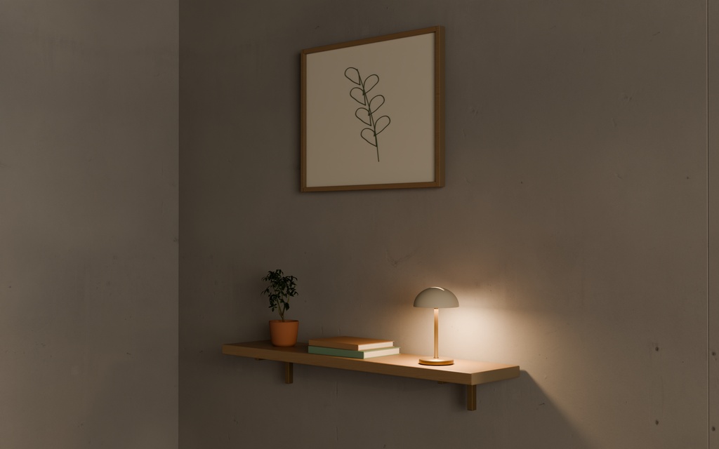 【Blender】温かな午後のカフェ|編集できる室内撮影セット