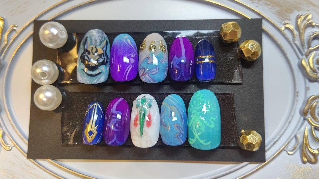 みなと様専用 魈モチーフネイル 会場予約