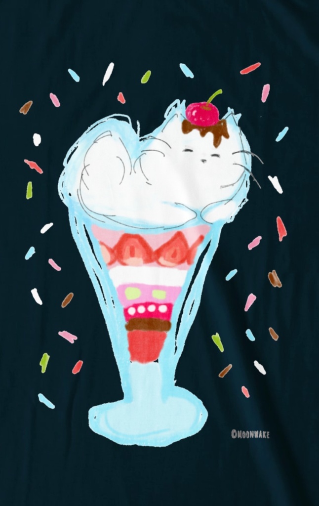 🍒パフェ猫🍒🍪 ネイビー