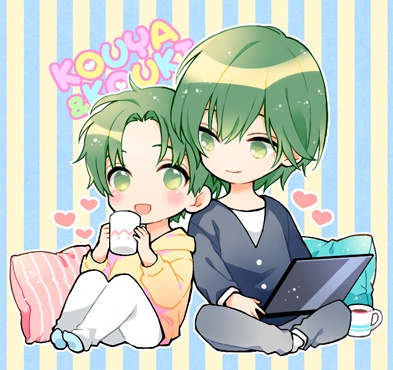 【グッズ】航矢&航輝缶バッジ