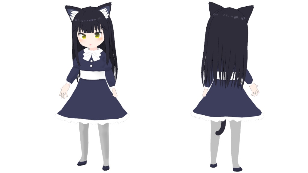 【無料オリジナル3Dモデル】みぃ