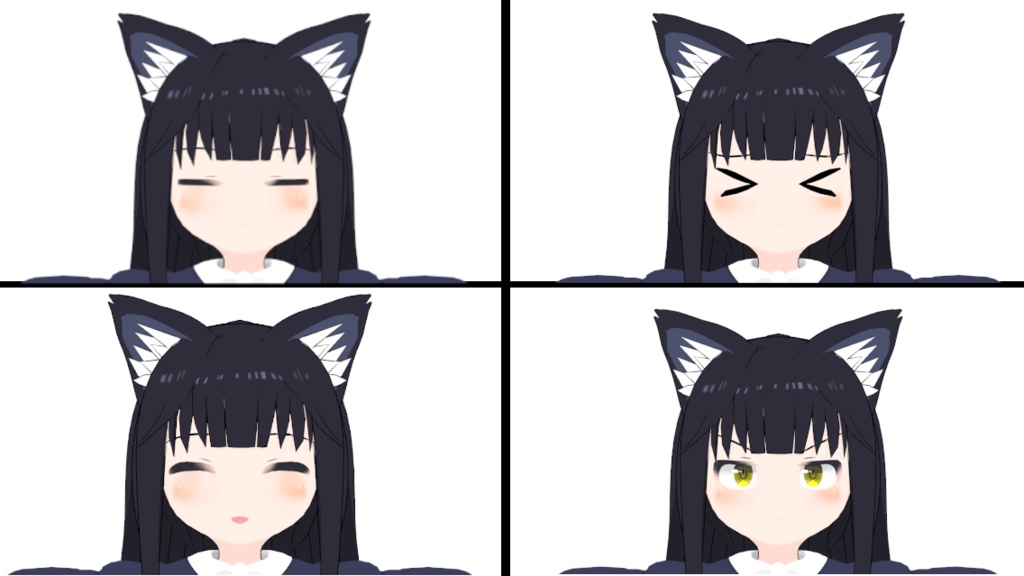 【無料オリジナル3Dモデル】みぃ