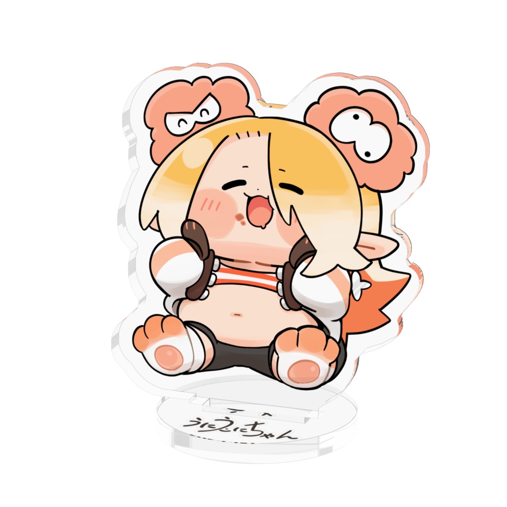 ごはんといっしょに撮って!ちびうーにアクスタ