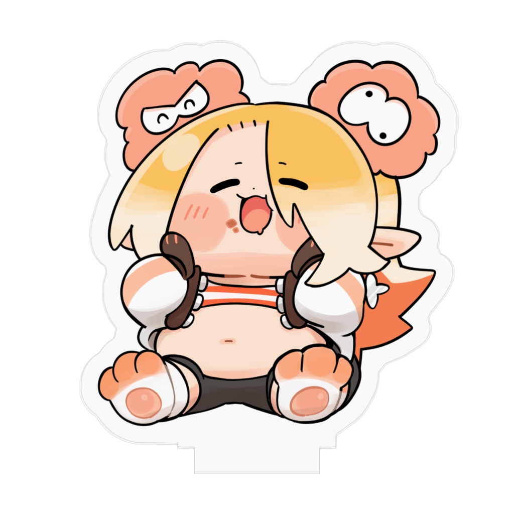 ごはんといっしょに撮って!ちびうーにアクスタ