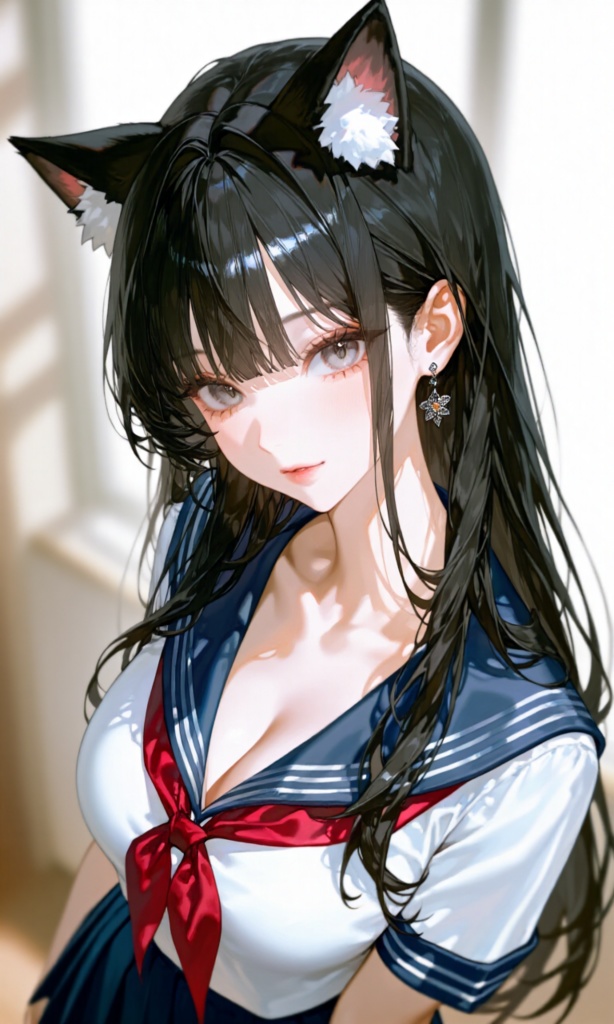 擬人化した猫さん