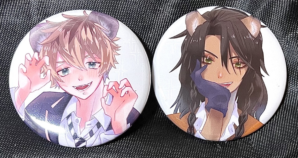 レオナ & ラギー 缶バッジ