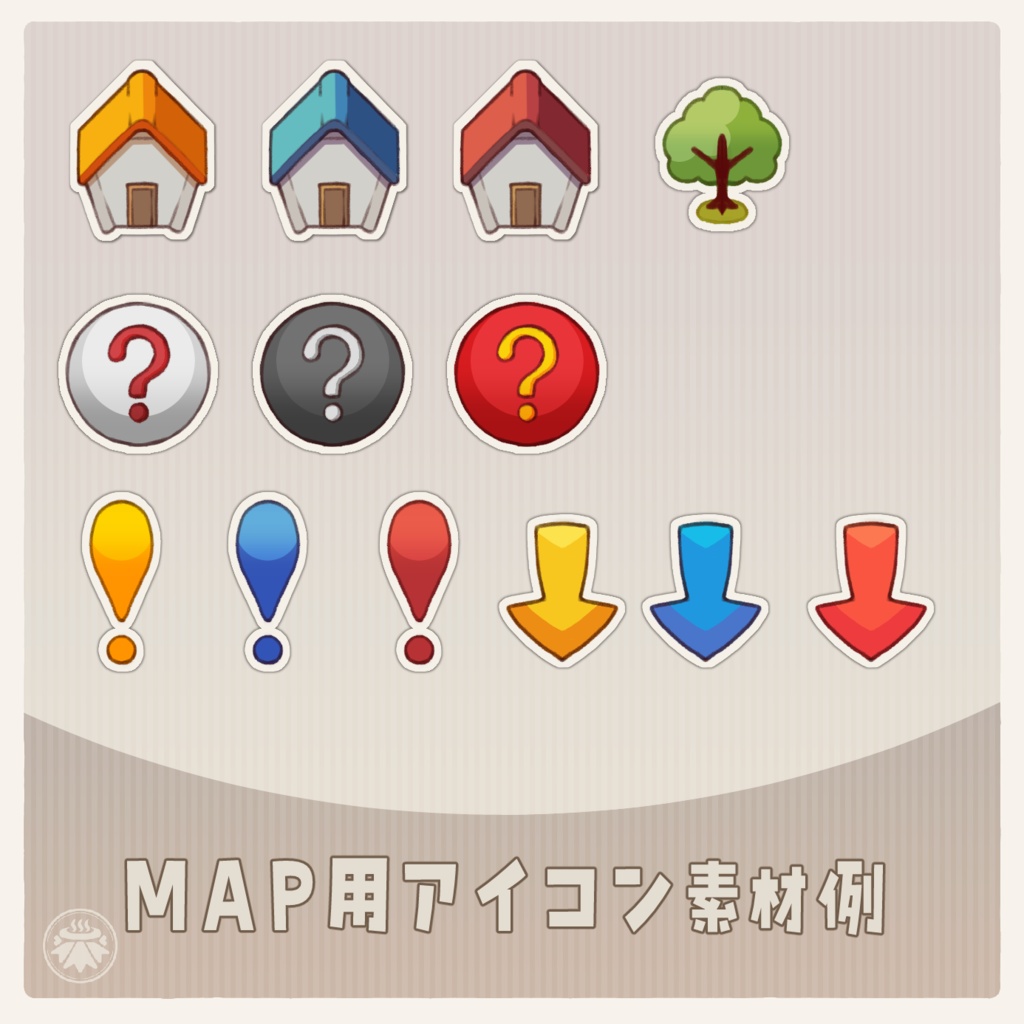 MAP&MAP用アイコン素材セット
