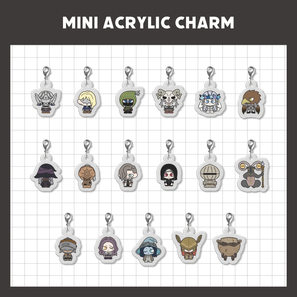 【エルデンリング/ナイトレイン】ミニアクリルチャーム