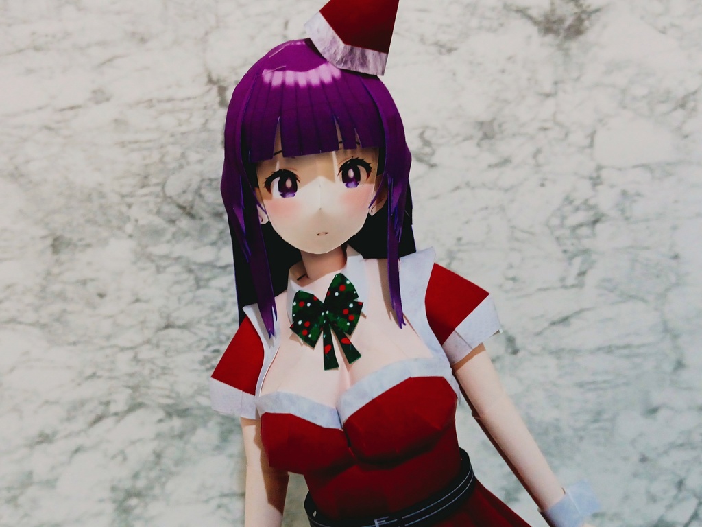 ペーパークラフト【無料DL】フェルン(葬送のフリーレン) お顔のみサンプル