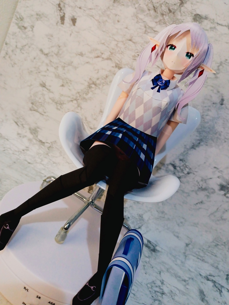 ペーパークラフト【無料DL】フリーレン(葬送のフリーレン) お顔のみサンプル