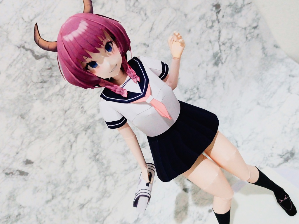 ペーパークラフト【無料DL】アウラ(葬送のフリーレン) お顔のみサンプル