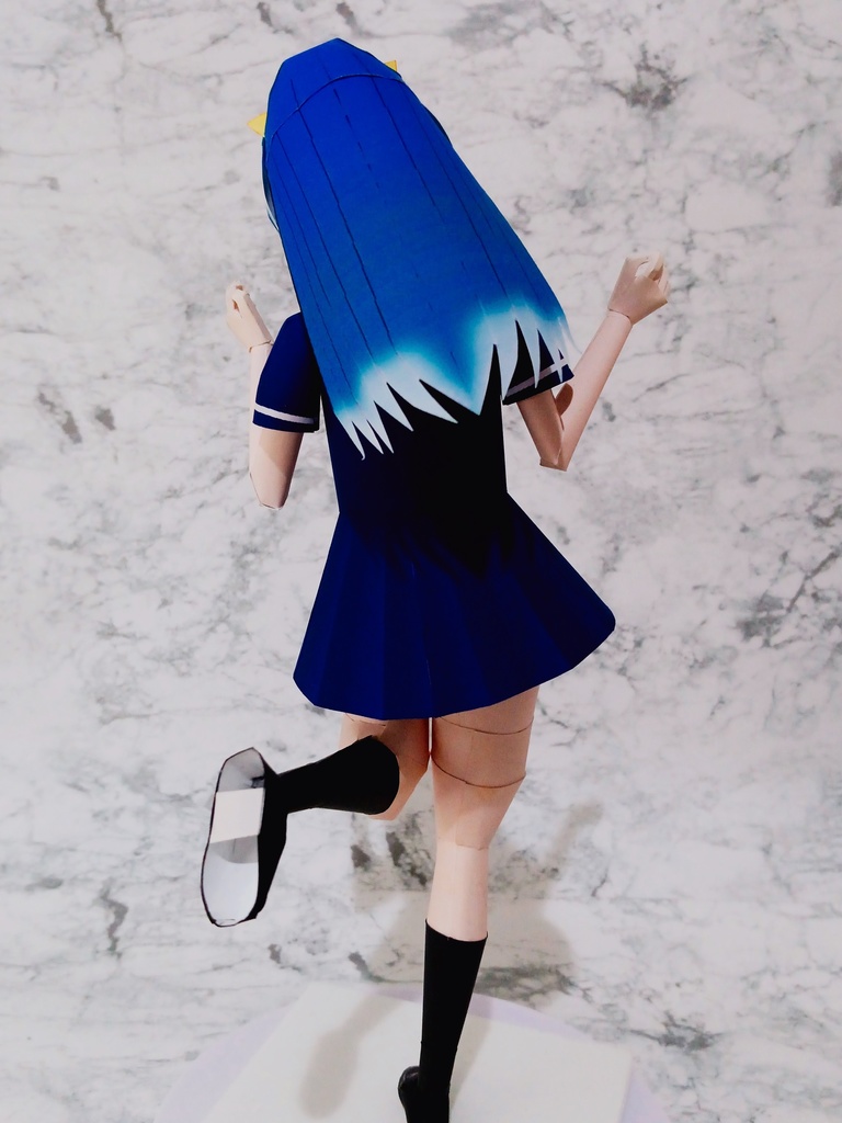 ペーパークラフト【無料DL】ラムちゃん(うる星やつら) お顔のみサンプル