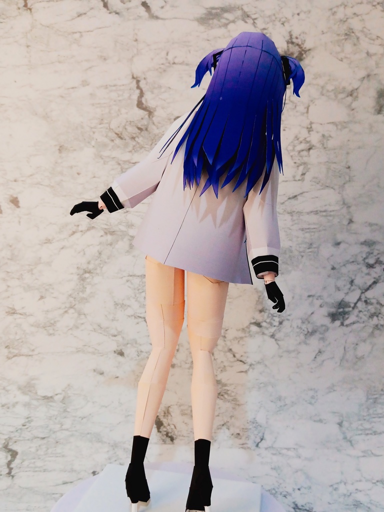 ペーパークラフト【無料DL】早瀬ユウカ(ブルーアーカイブ) お顔のみサンプル