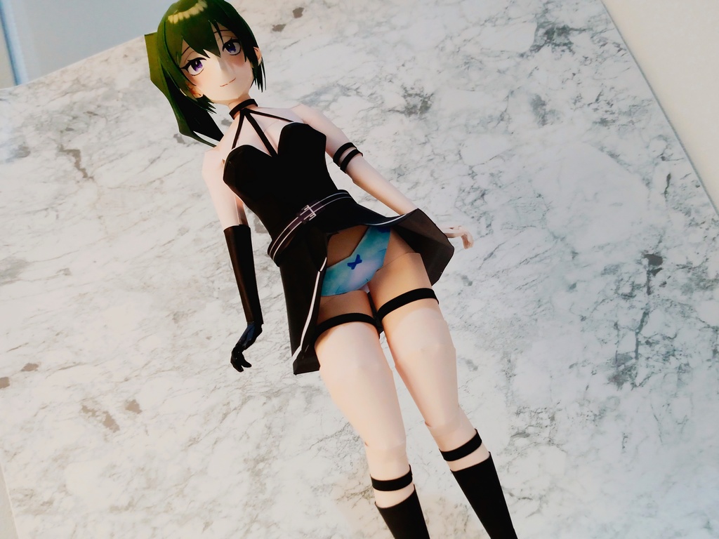 ペーパークラフト【無料DL】ユーベル(葬送のフリーレン) 美少女フィギュア