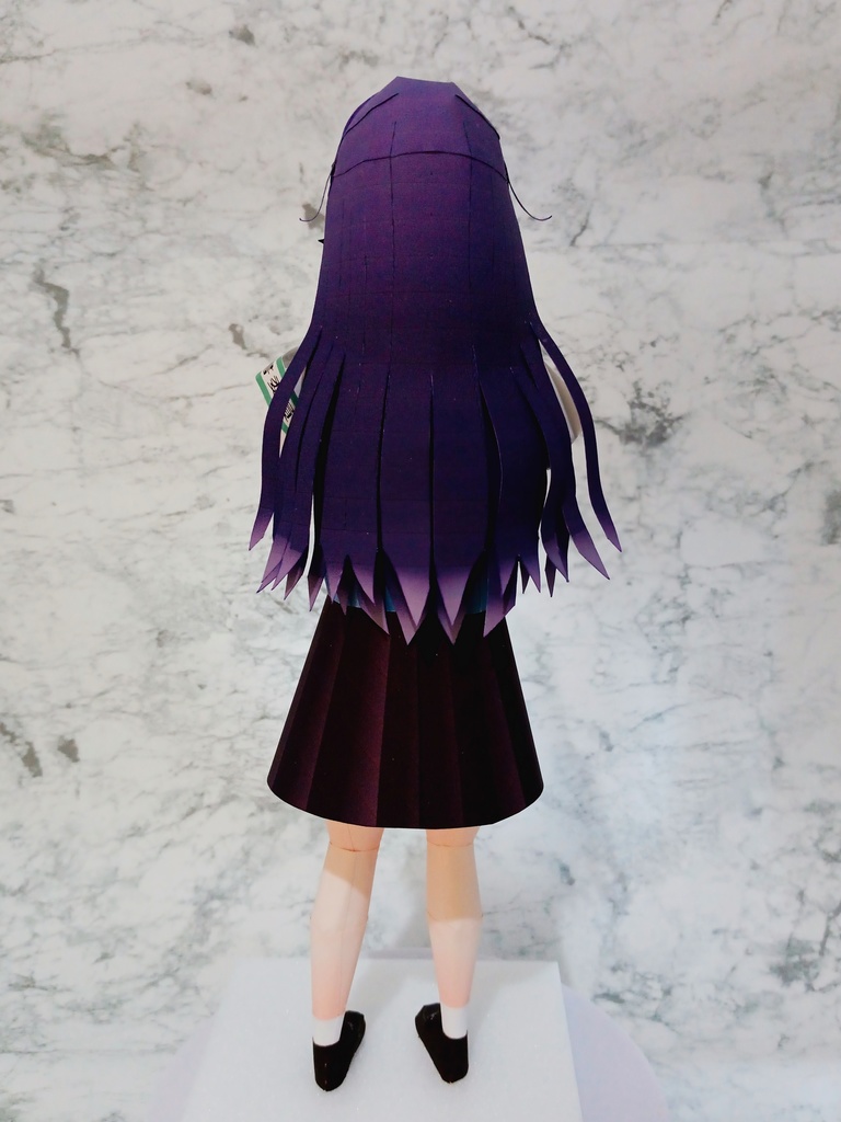 ペーパーフィギュア【無料DL】好本 静(君のことが大大大大大好きな100人の彼女) 美少女フィギュア