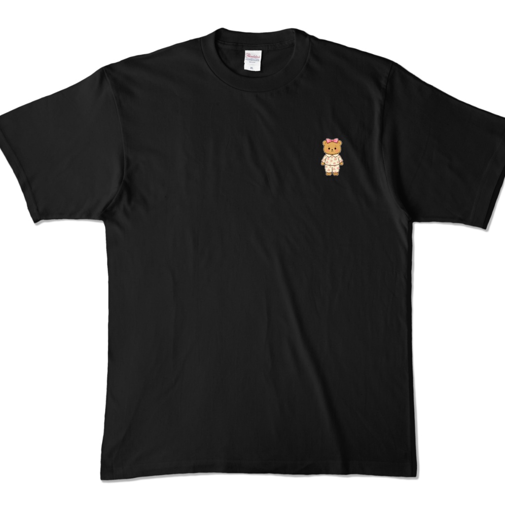 ピクセル風テディベアTシャツ