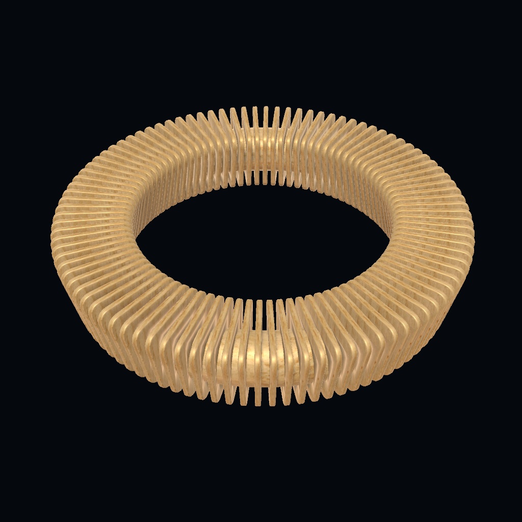 木のベンチ 2種