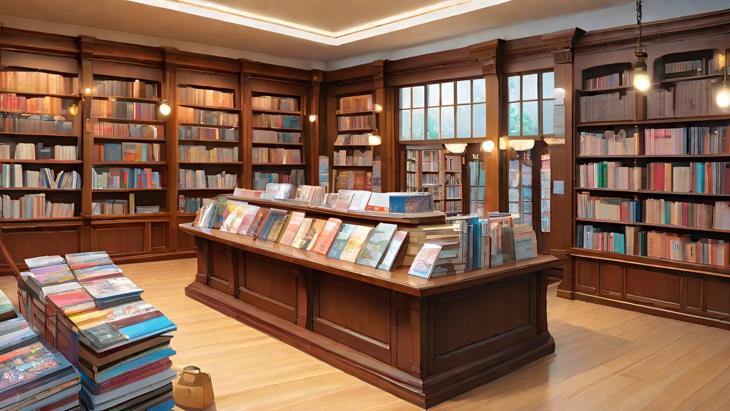 書斎、本屋、図書館、書店 背景素材 1920 x 1080 （40枚）