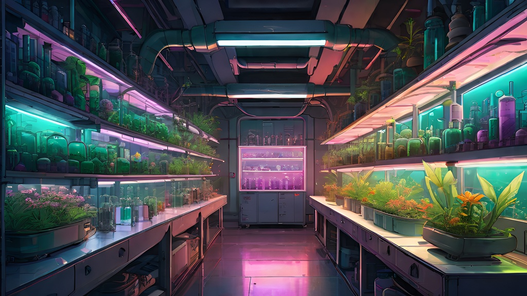 怪しい研究室 1920x1080（40枚）