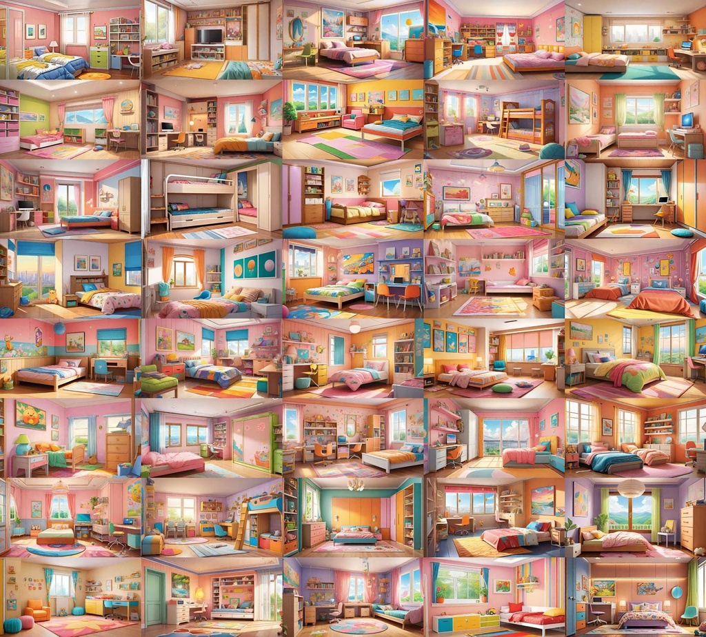 かわいい子供部屋 1920x1080(40枚)