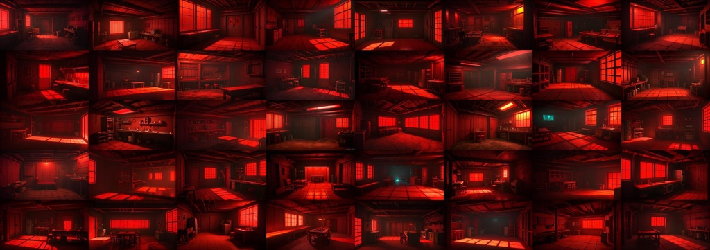 赤い部屋 暗室 背景画像 1920x1080 (40枚)