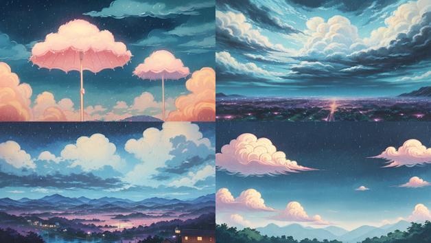 空背景まとめ 背景素材 1920x1080(9種各4枚 36枚)