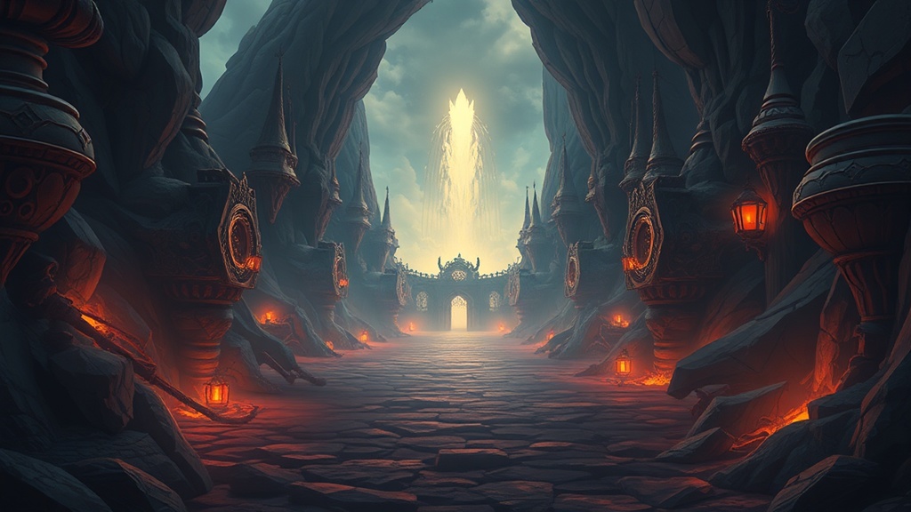 ダンジョン系まとめ アニメ風 背景素材 1920x1080 (40枚)