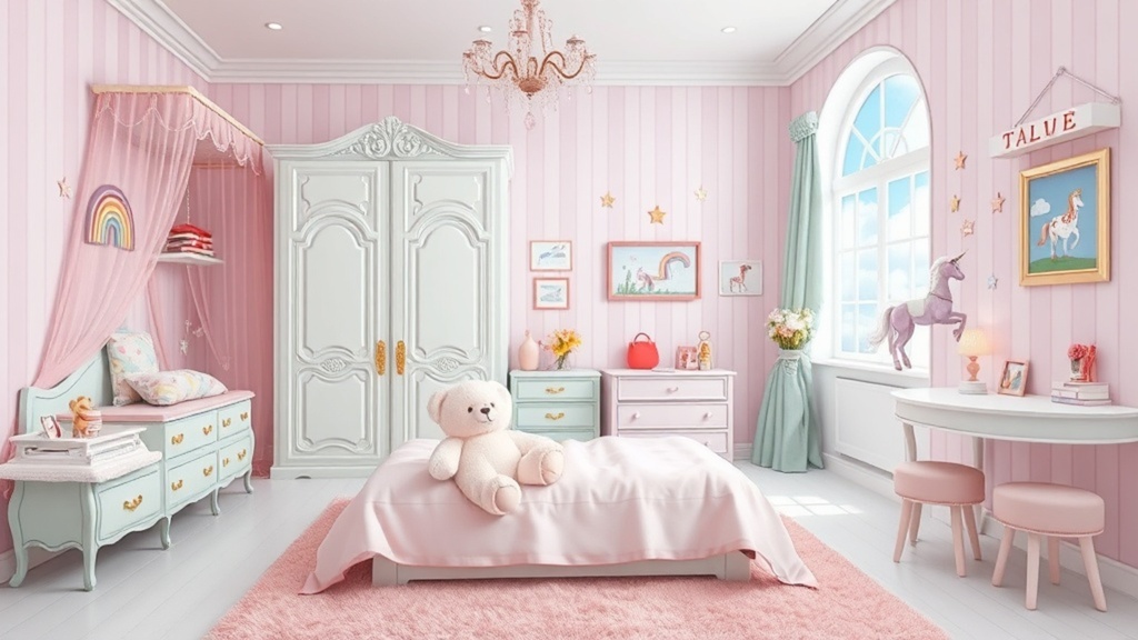 ゆめかわいい部屋 背景素材 1920x1080（40枚）