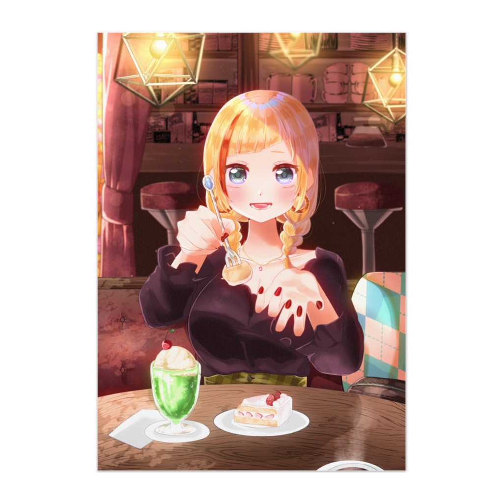 喫茶店デート ポスター