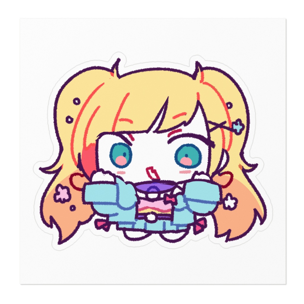 モチモチびっくりステッカ~