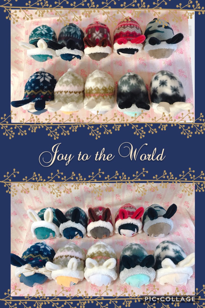 もちぐるみん冬のお出掛けあったかおべべ