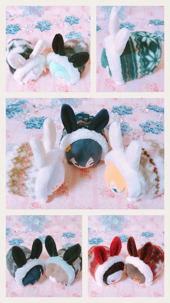 もちぐるみん冬のお出掛けあったかおべべ