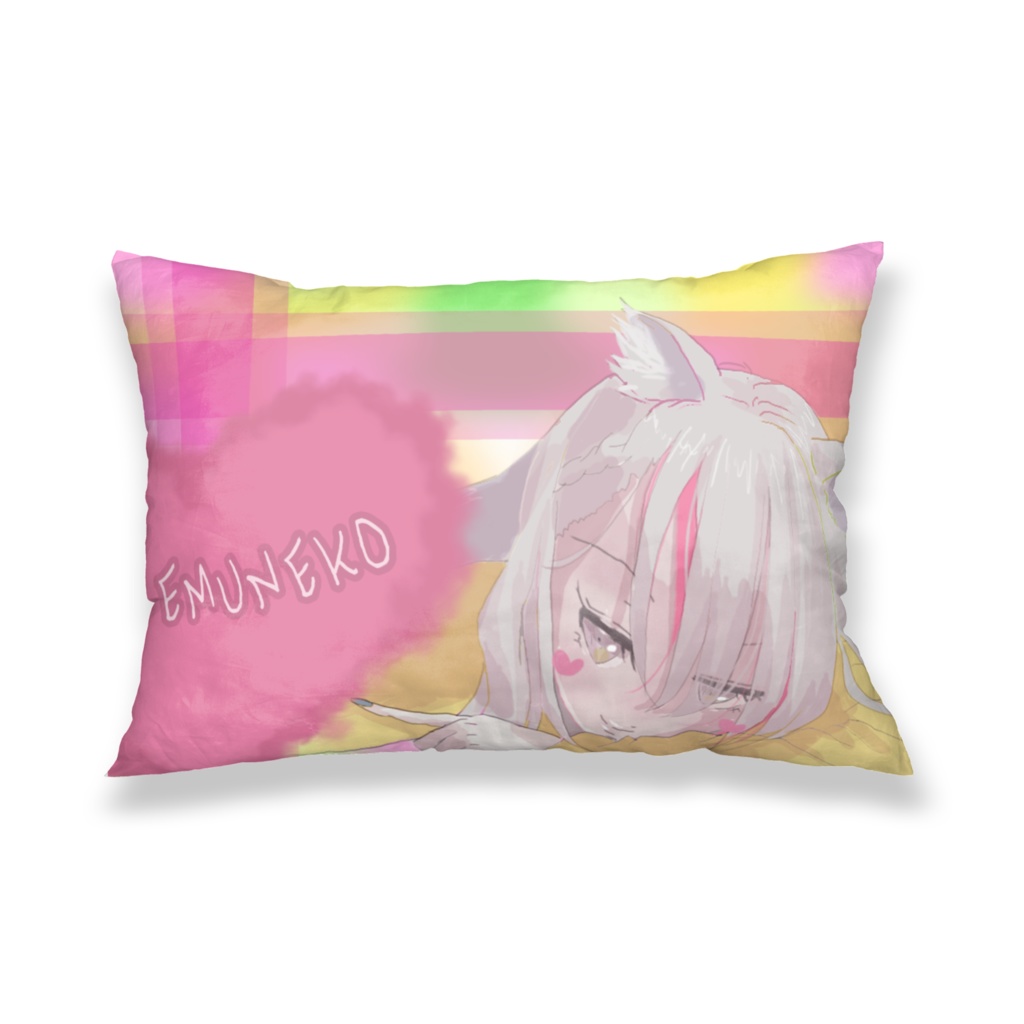 えむねこまくらカバー(両面)