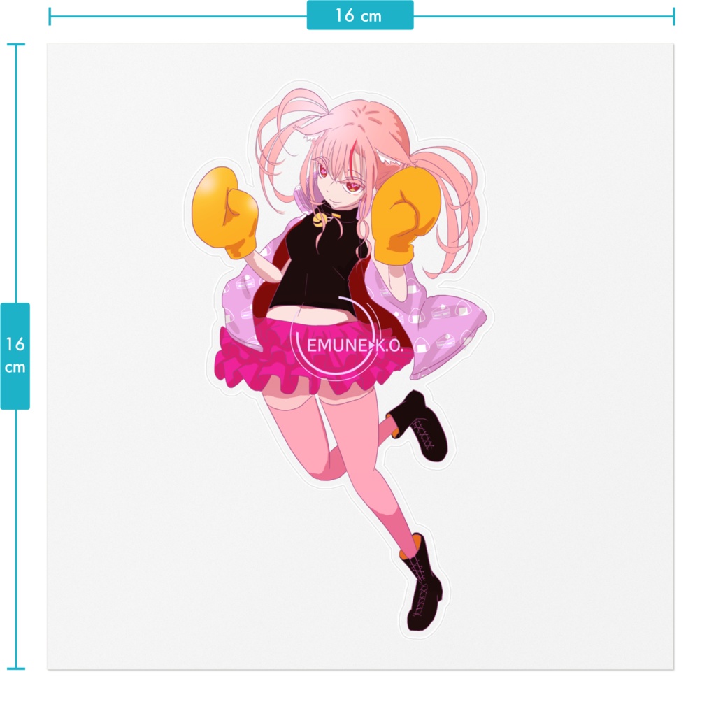 EMUNE-KOステッカー(punch)