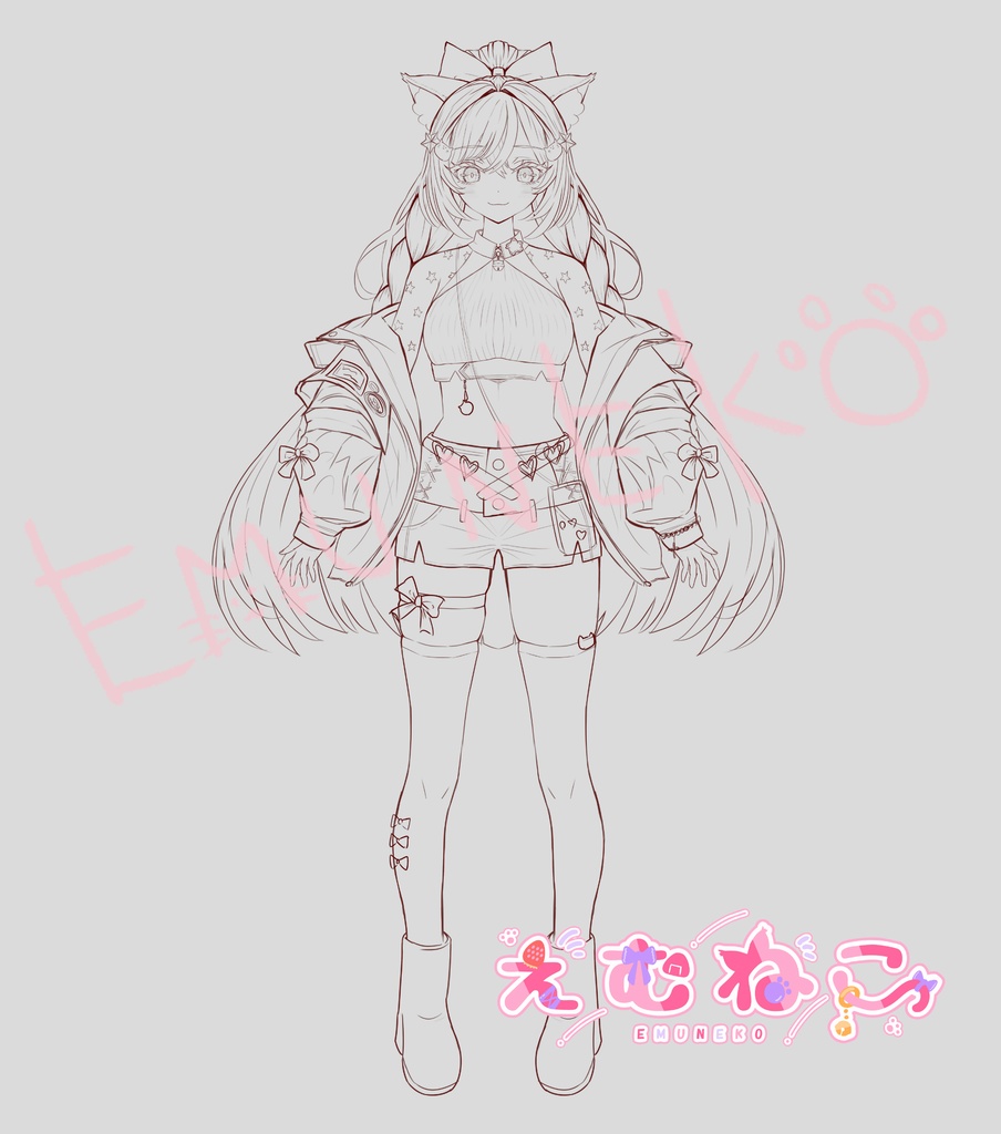 えむねこ新衣装制作応援チケット『ぎゃるねこ』