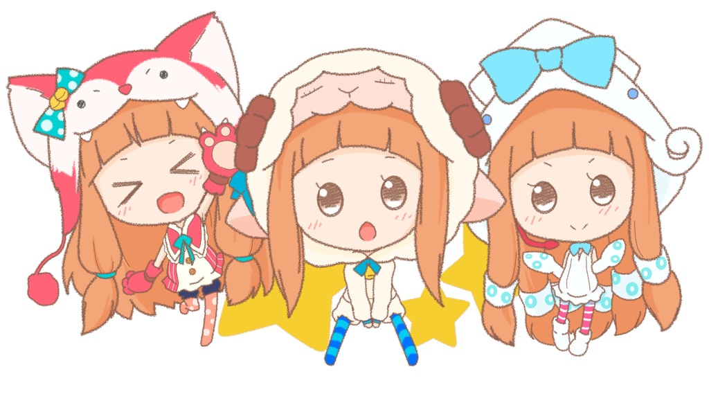3連仁奈チャーム