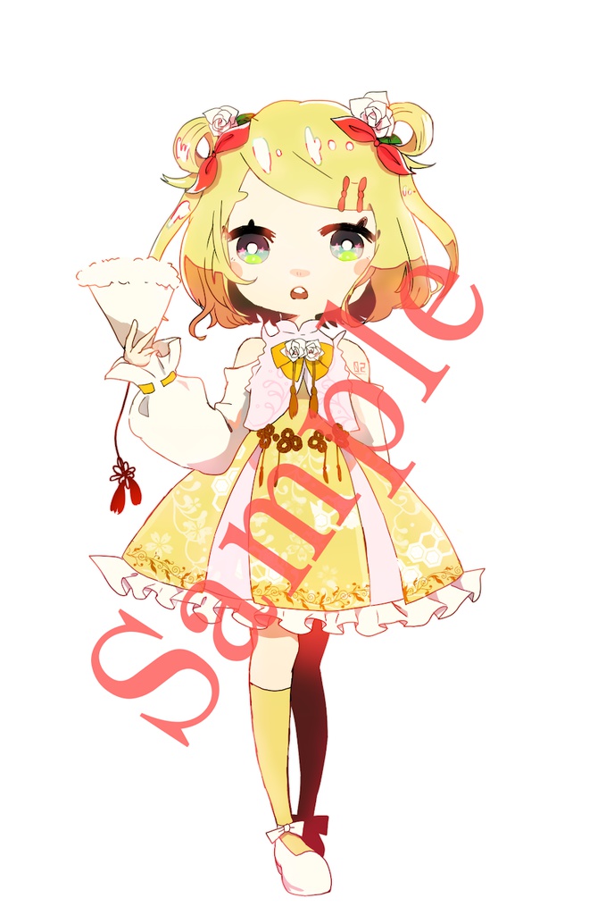 【c95】華ロリ×鏡音リン アクリルキーホルダー