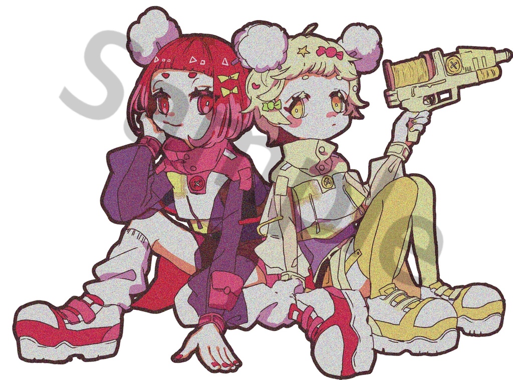 【オリジナルシール】Sewing Girls