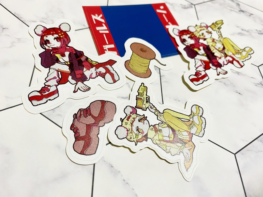 【オリジナルシール】Sewing Girls