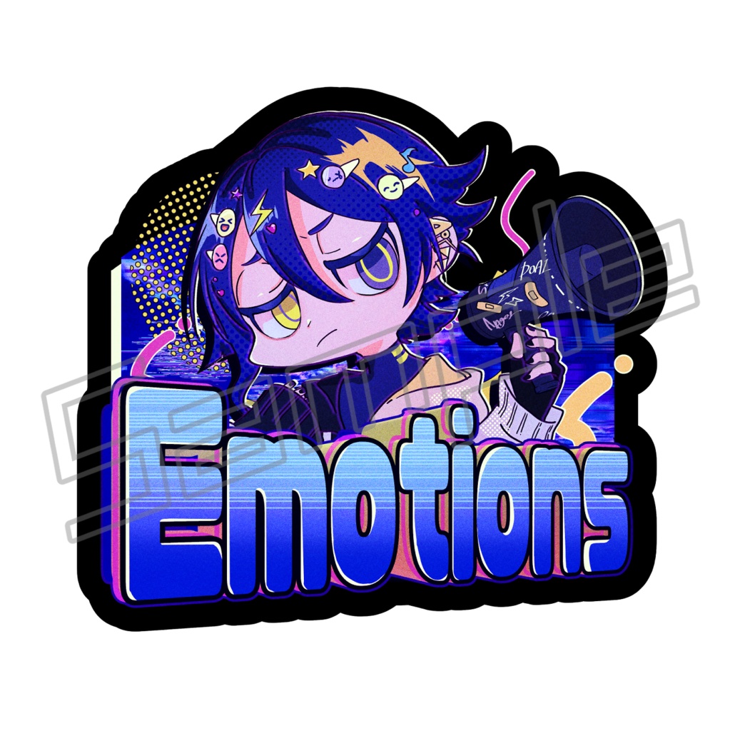 えもーしょんずステッカー