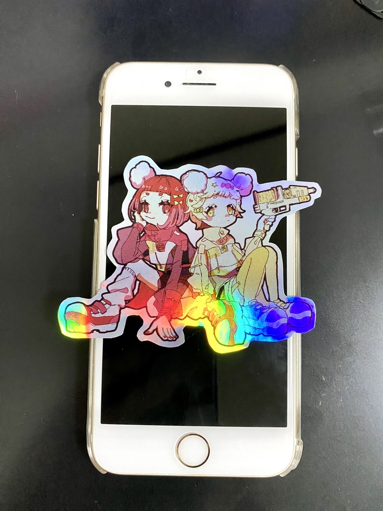 Sewing Girls ホログラムステッカー