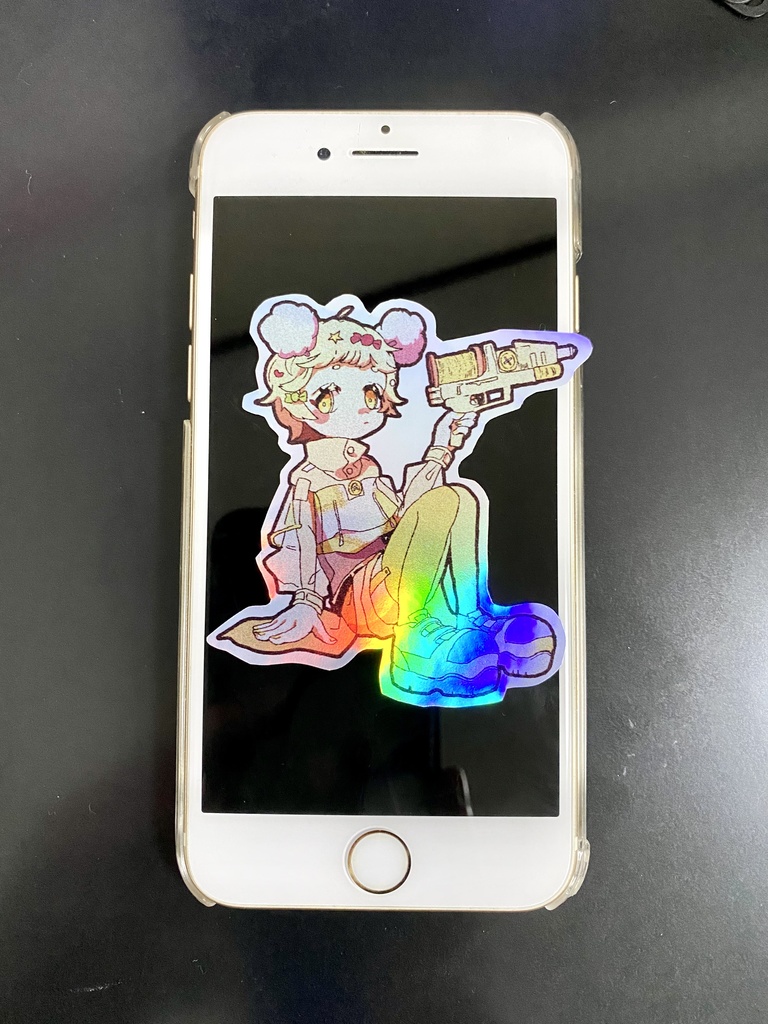 Sewing Girls ホログラムステッカー