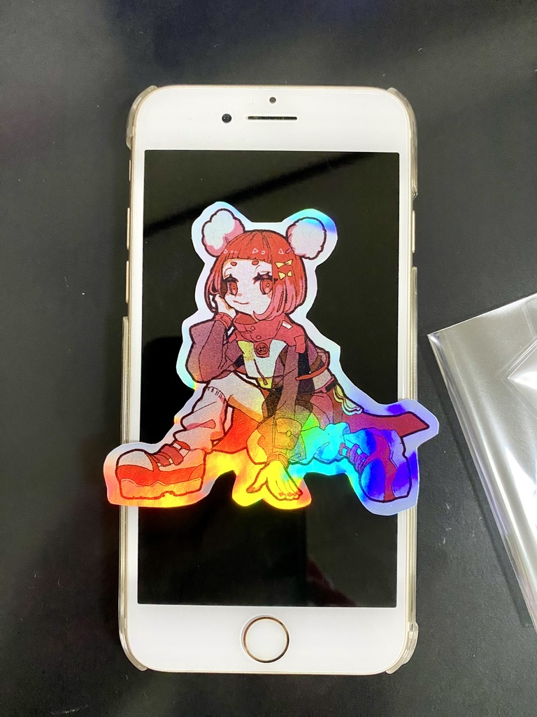 Sewing Girls ホログラムステッカー