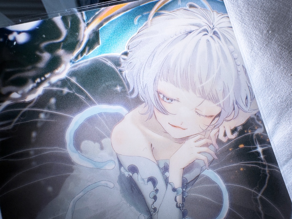 クラゲ擬人化クリアポストカード