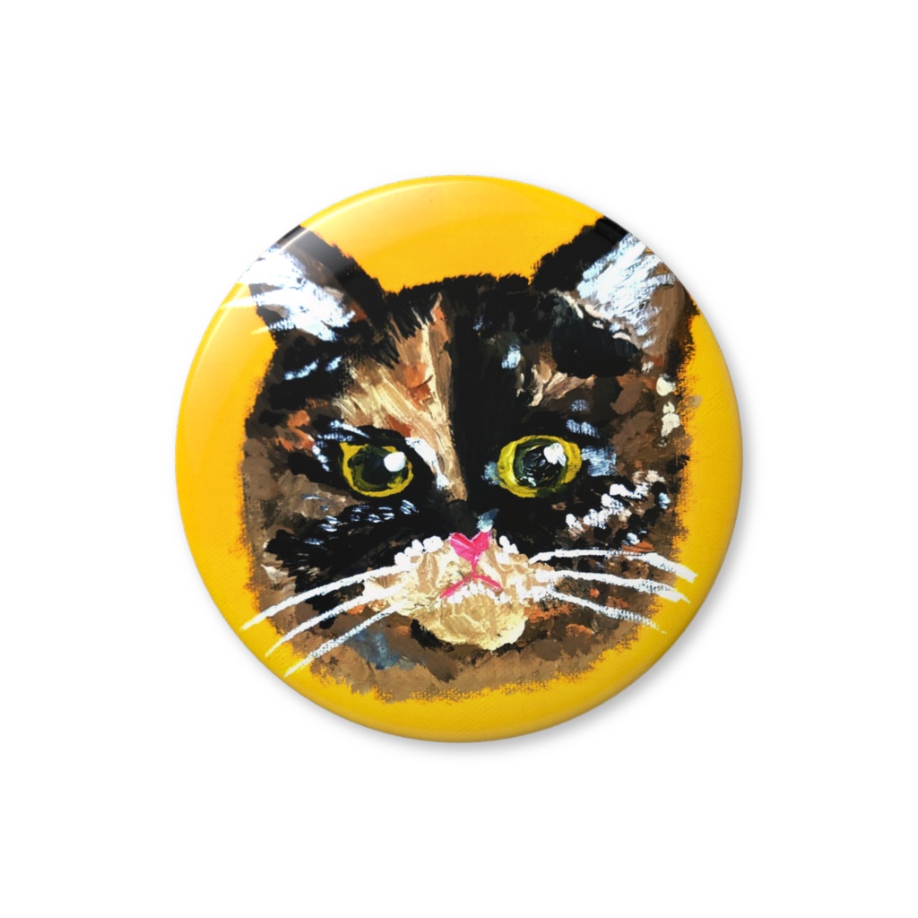 うちの猫缶バッチ