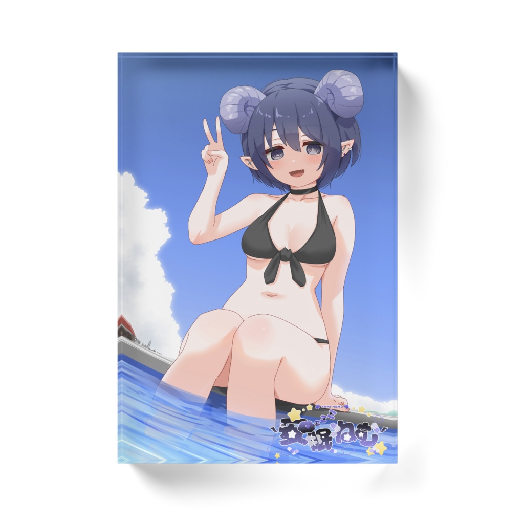水着ねむアクリルブロック2025(ショートVer.)